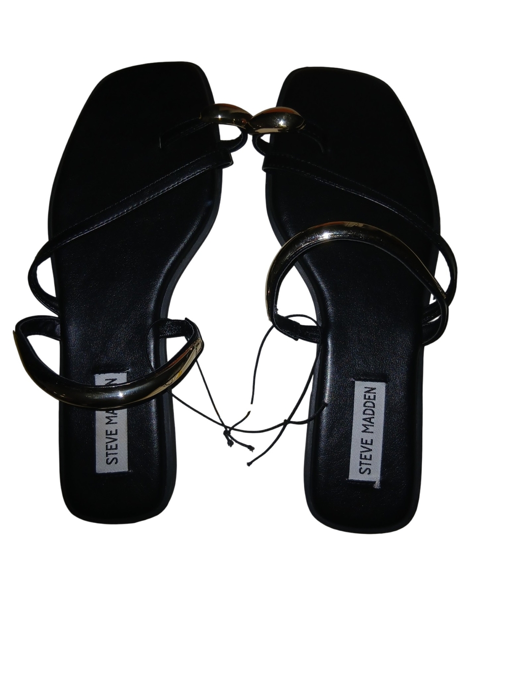 Steve Madden NWT Sandals Gold Accent Size 8